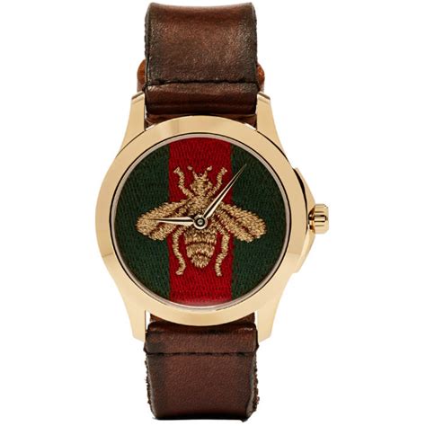 gucci gold medium g-timeless bee watch|Gucci g timeless bee watch.